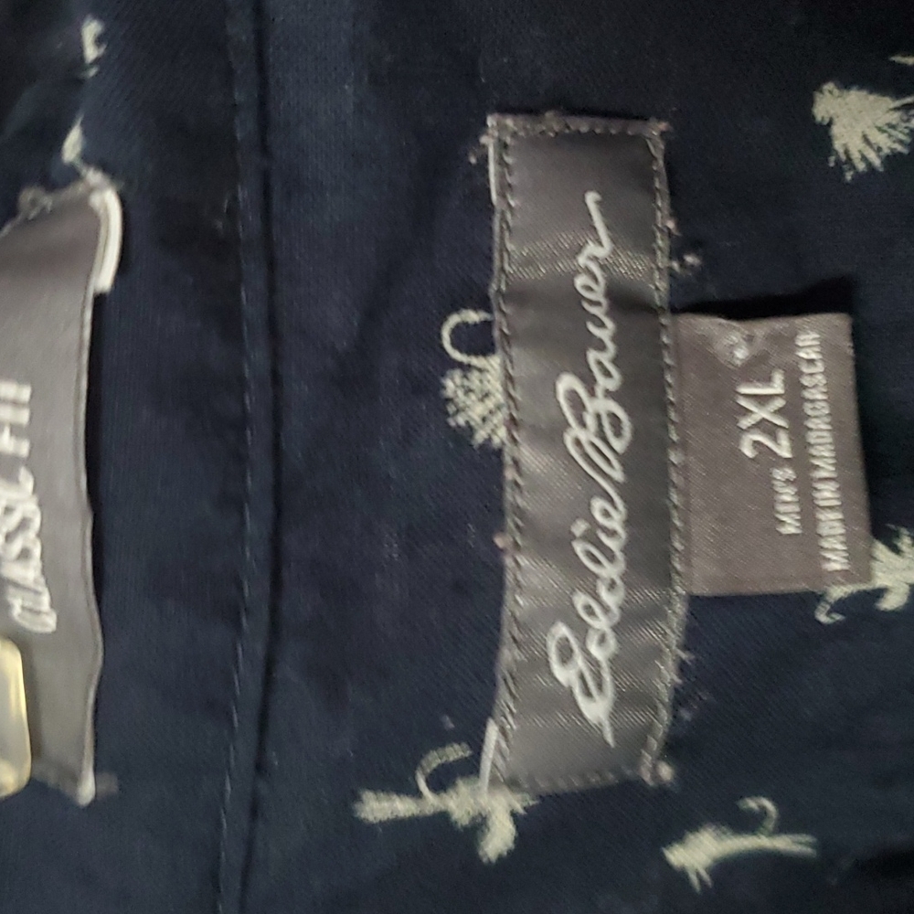 Eddie Bauer fly fishing short sleeve shirt - Picture 6 of 7